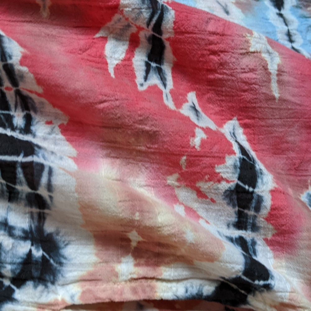 Young Fabulous & Broke Maxi Sun Dress Tie Halter Strawberry Tropic Tie Dye - Picture 16 of 17
